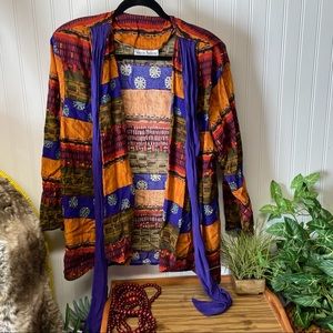 Sharon Anthony Jacket 18W Coat of Many Colors VTG